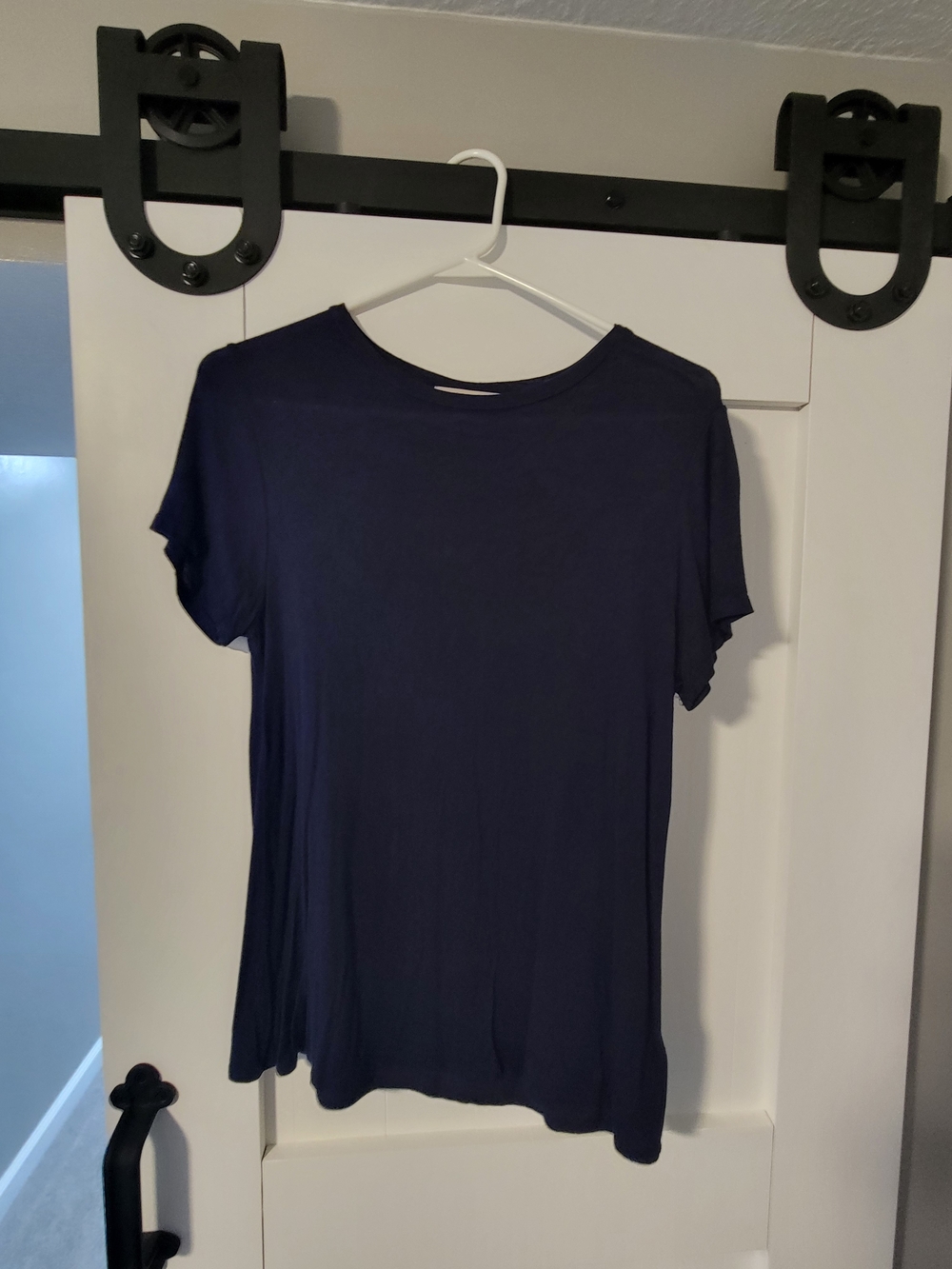 Active Basic Navy Short-Sleeve Crewneck Tee